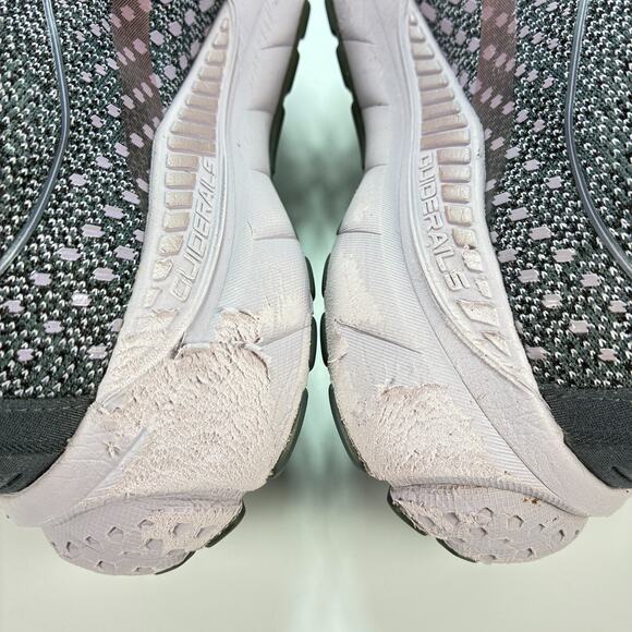 Brooks Adrenaline GTS 21 Wide Dark Gray Running Shoes 1203291D528 Women's Size 8 - Picture 8 of 13